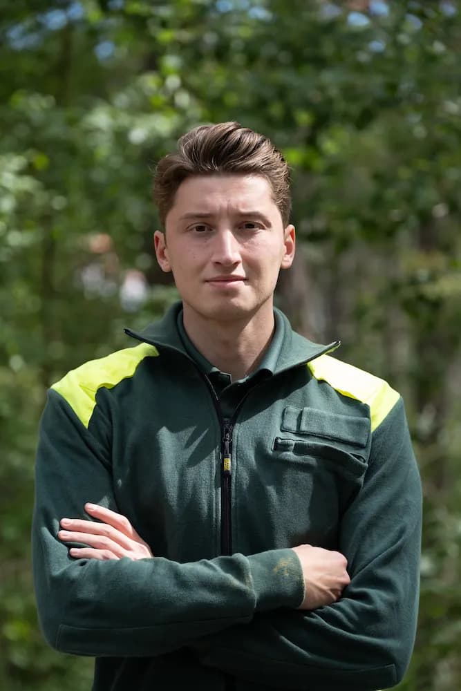 Albin Bosma, sjuksköterska på Hjärtgruppen
