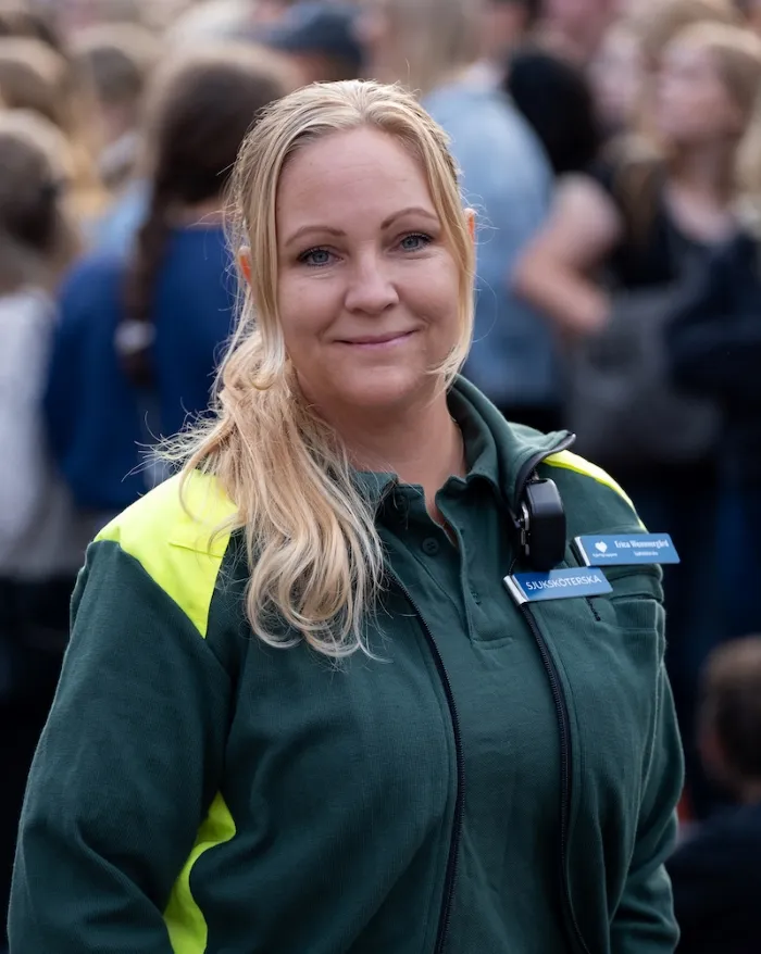 Erica Wemmergård, sjuksköterska på Hjärtgruppen